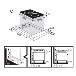 Brandt 白朗 BPI1638KB 60厘米 嵌入式三頭電磁爐